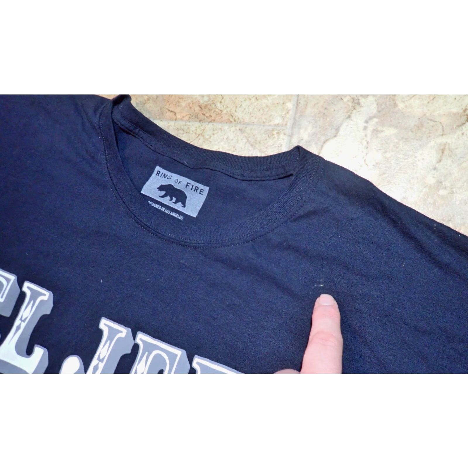 Ring Of Fire VINTAGE Ring Of Fire Men's T-Shirt 4XL Black Retro 90s Graphic Boss EL JEFE Cotton Short Sleeve Mens Size US XXL / EU 58 / 5 - 5 Thumbnail