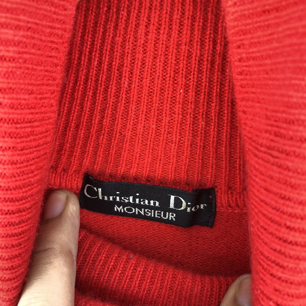 Dior Vintage 90’s CD Monsieur Pure LambsWool Turtle Neck Sweater Size US L / EU 52-54 / 3 - 13 Thumbnail
