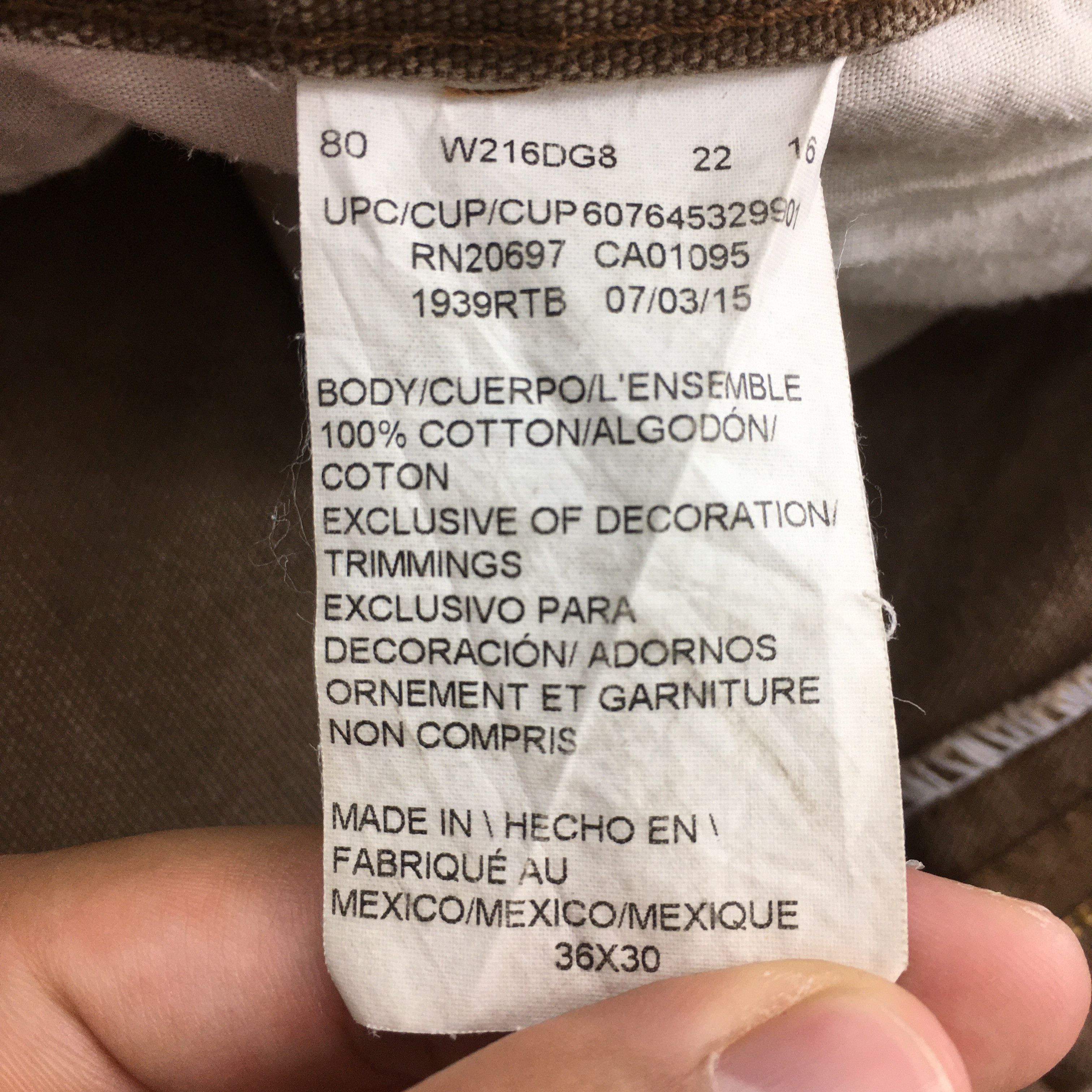 Dickies Size 35x29 Dickies Carpenter Jeans Workwear 1990s S1099 Size US 35 - 12 Thumbnail