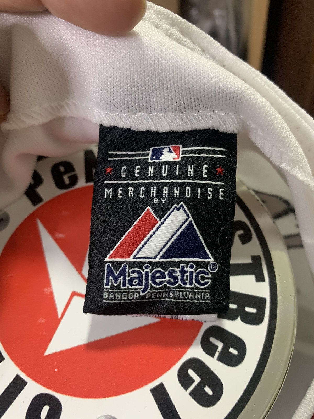 MLB × Majestic × Palm Angels Majestic White LA Angels Mike Trout 27 Cool Base Jersey L Size US L / EU 52-54 / 3 - 7 Thumbnail