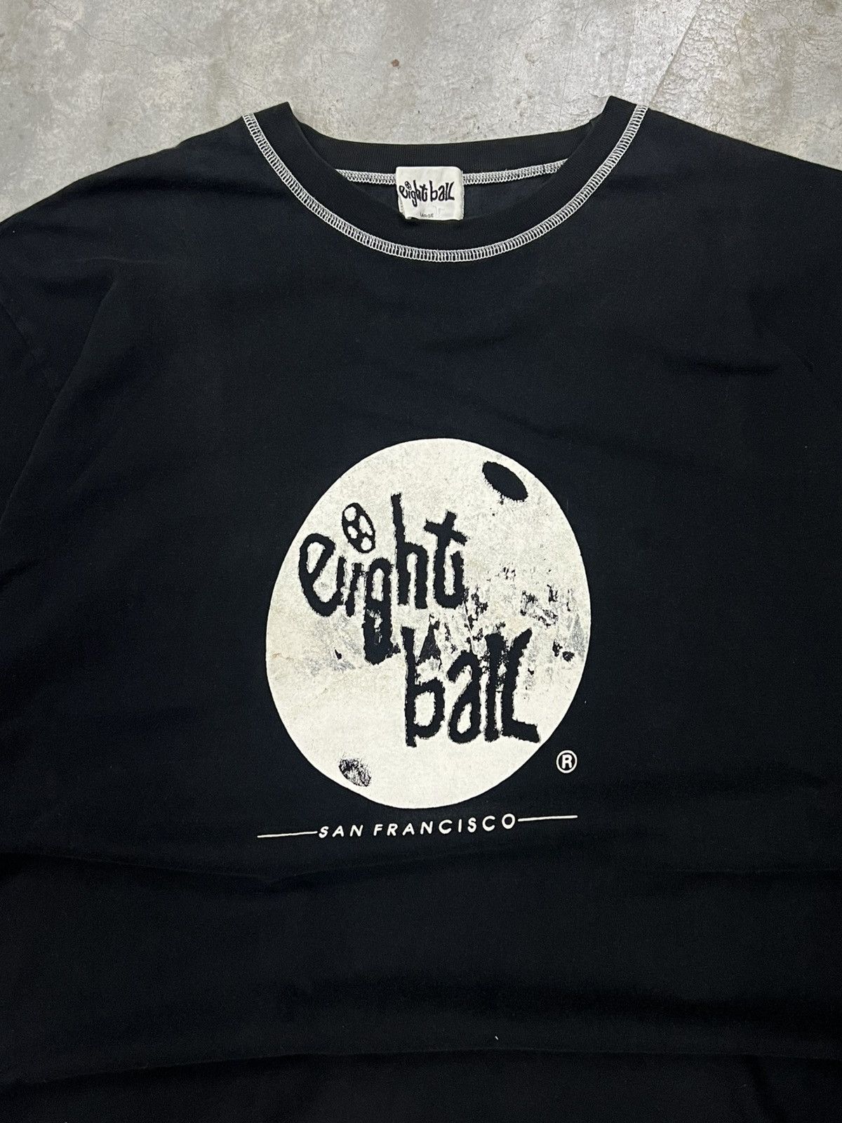 Band Tees Vintage 90s Eight Ball Records San Francisco T-Shirt Size US L / EU 52-54 / 3 - 8 Thumbnail