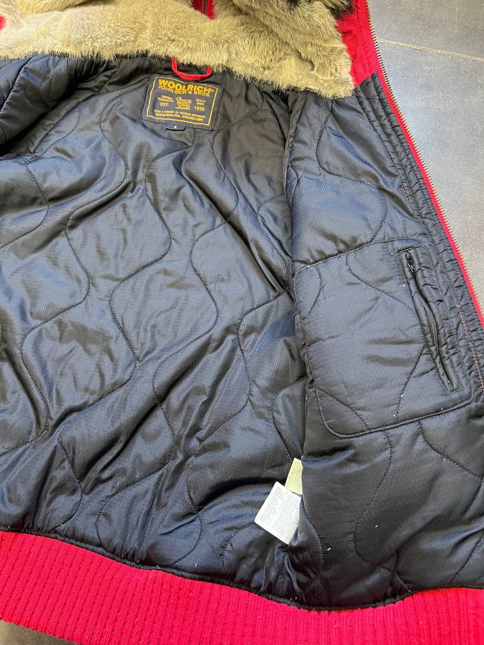 Woolrich Woolen Mills DSQUARED type Woolrich Bomber Jacket Faux Fur Hood Size US M / EU 48-50 / 2 - 9 Thumbnail