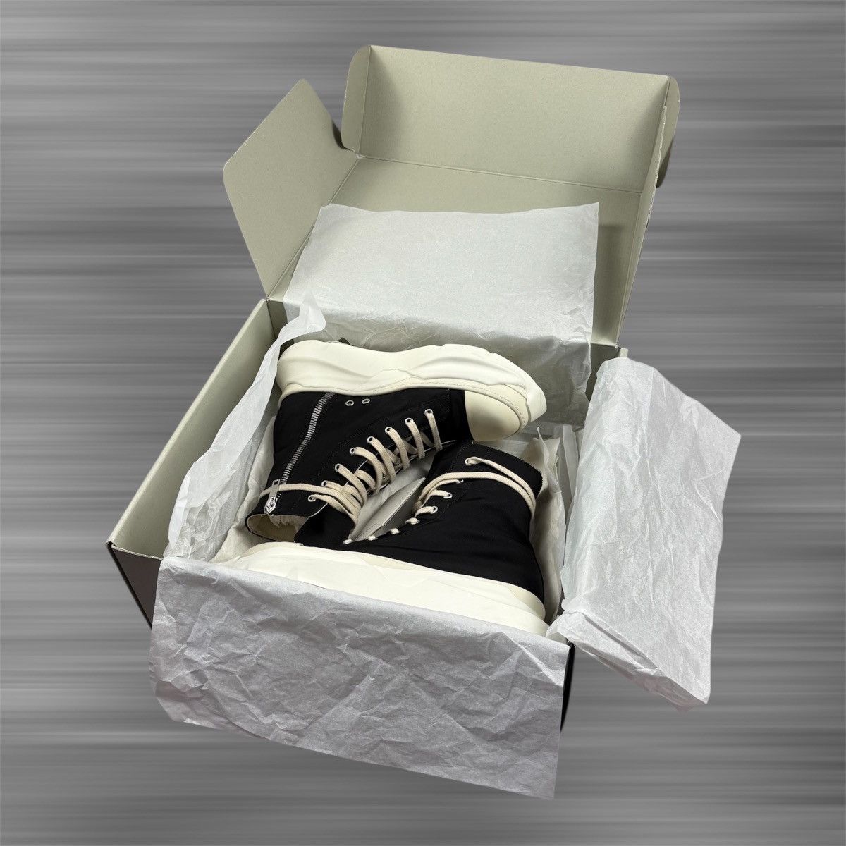 Rick Owens Rick Owens DRKSHDW High Abstract ‘Milk’ Shoes Size US 9 / EU 42 - 9 Thumbnail