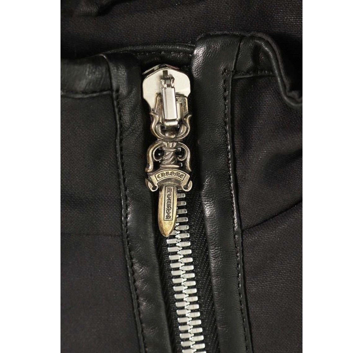 Chrome Hearts Chrome Hearts Leather Waxed Cotton Blouson Size US S / EU 44-46 / 1 - 3 Thumbnail