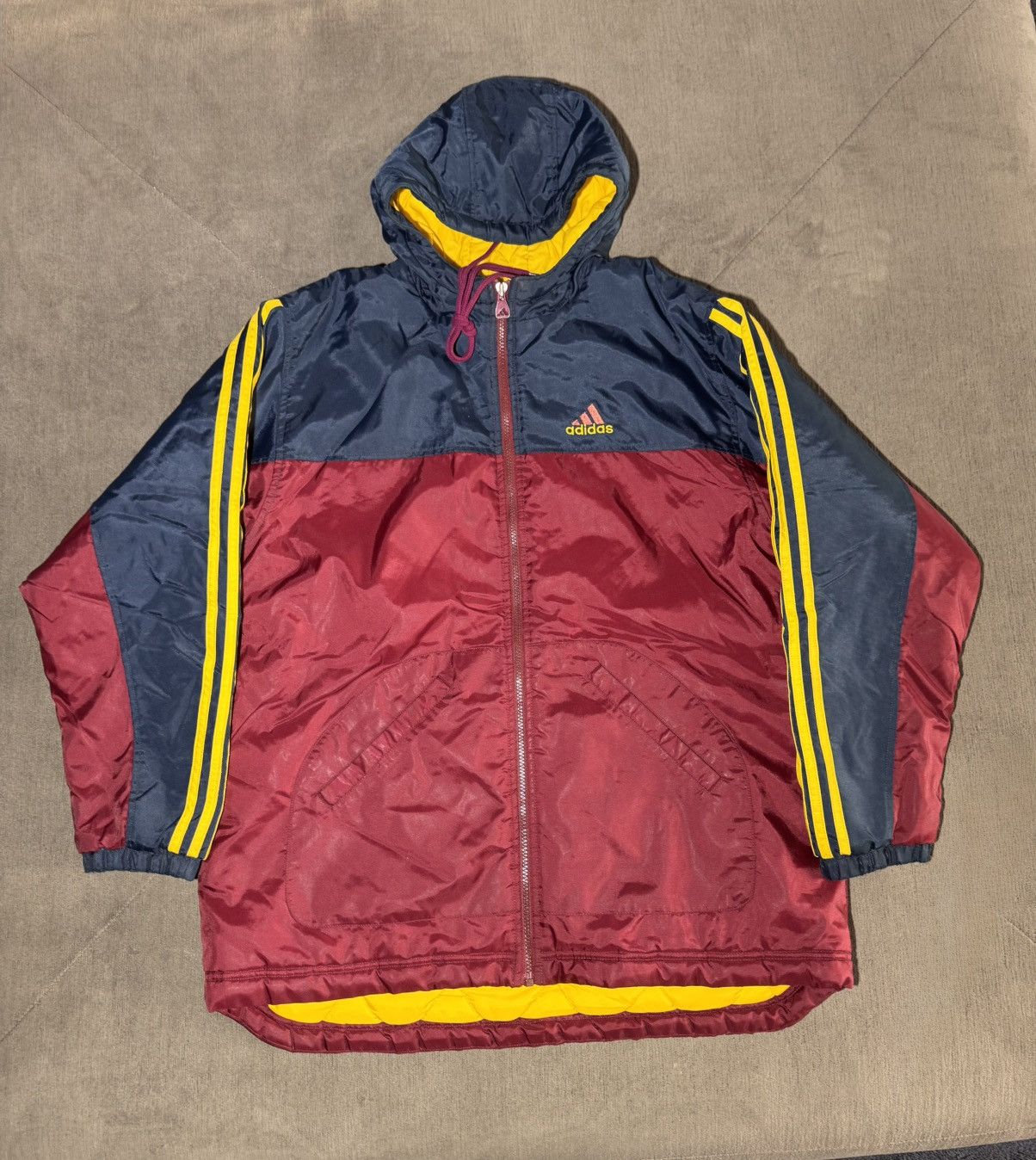 Adidas Vintage Adidas windbreaker jacket Size US XL / EU 56 / 4 - 1 Thumbnail