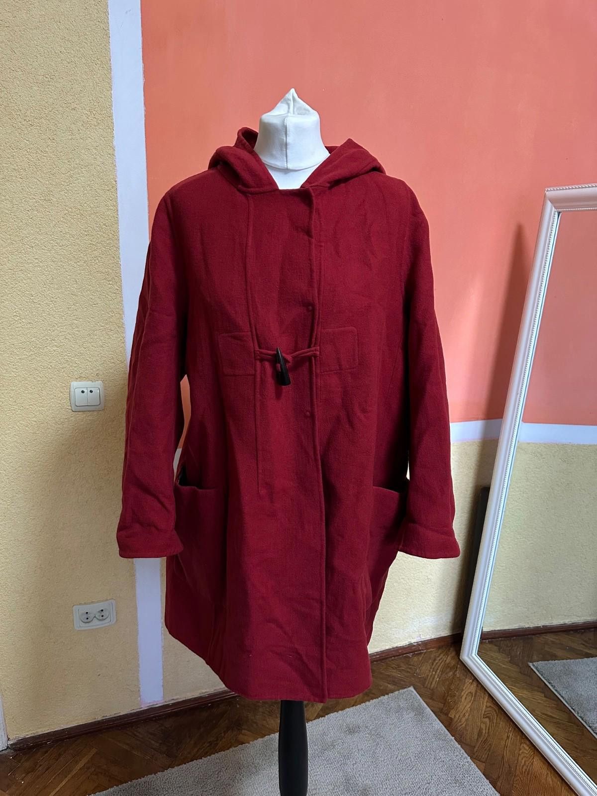 Jil Sander Jil Sander Women Coat Red Wool Size 42 Size M / US 6-8 / IT 42-44 - 1 Thumbnail