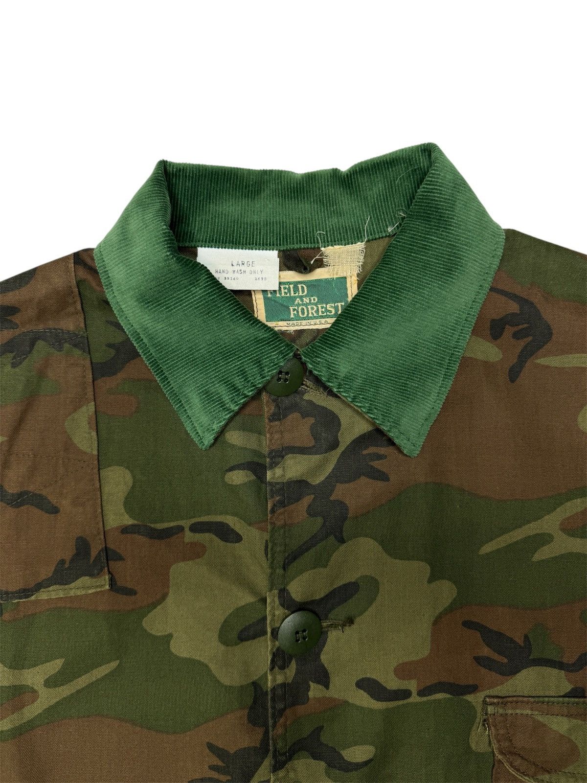Vintage Vintage 1970’s Field and Forest Camo Chore Hunting Jacket Size US L / EU 52-54 / 3 - 5 Thumbnail