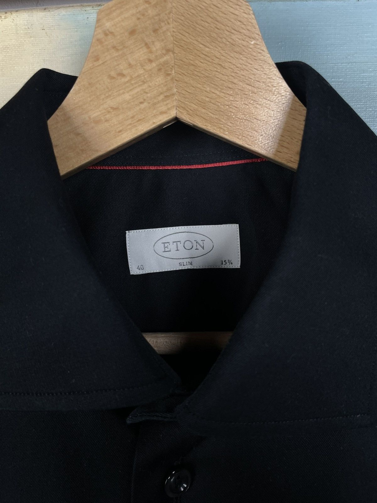 Eton Eton Black Shirt Old Money Luxury Designer Premium Size US M / EU 48-50 / 2 - 6 Thumbnail