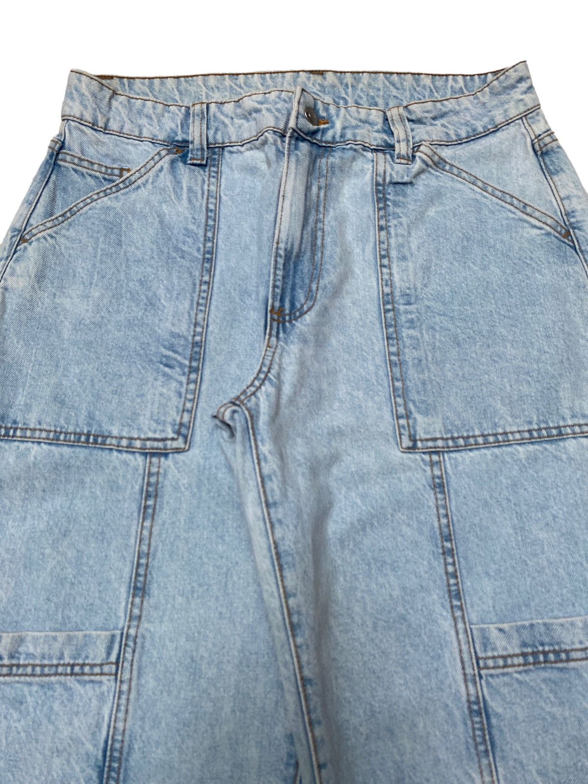 Designer × Japanese Brand × Vintage Vintage Japanese Brand Patchwork Jeans 1990s Size US 31 - 4 Thumbnail
