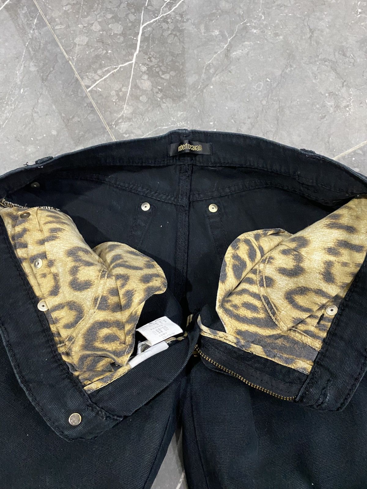 Roberto Cavalli Black Denim Roberto Cavalli Size 29" - 7 Thumbnail