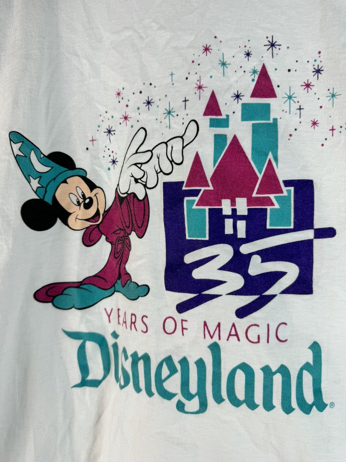 Cartoon Network × Mickey Mouse Disney Mickey Mouse Disneyland Resort Paris Vtg T-shirt Size US M / EU 48-50 / 2 - 3 Thumbnail