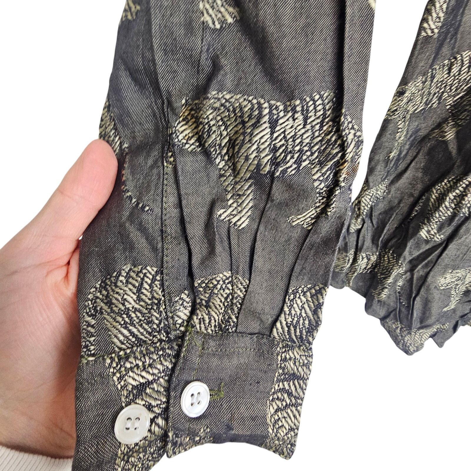Vintage Vintage Dress Barn Tiger Print Button Shirt M Maximalist Size M / US 6-8 / IT 42-44 - 4 Thumbnail