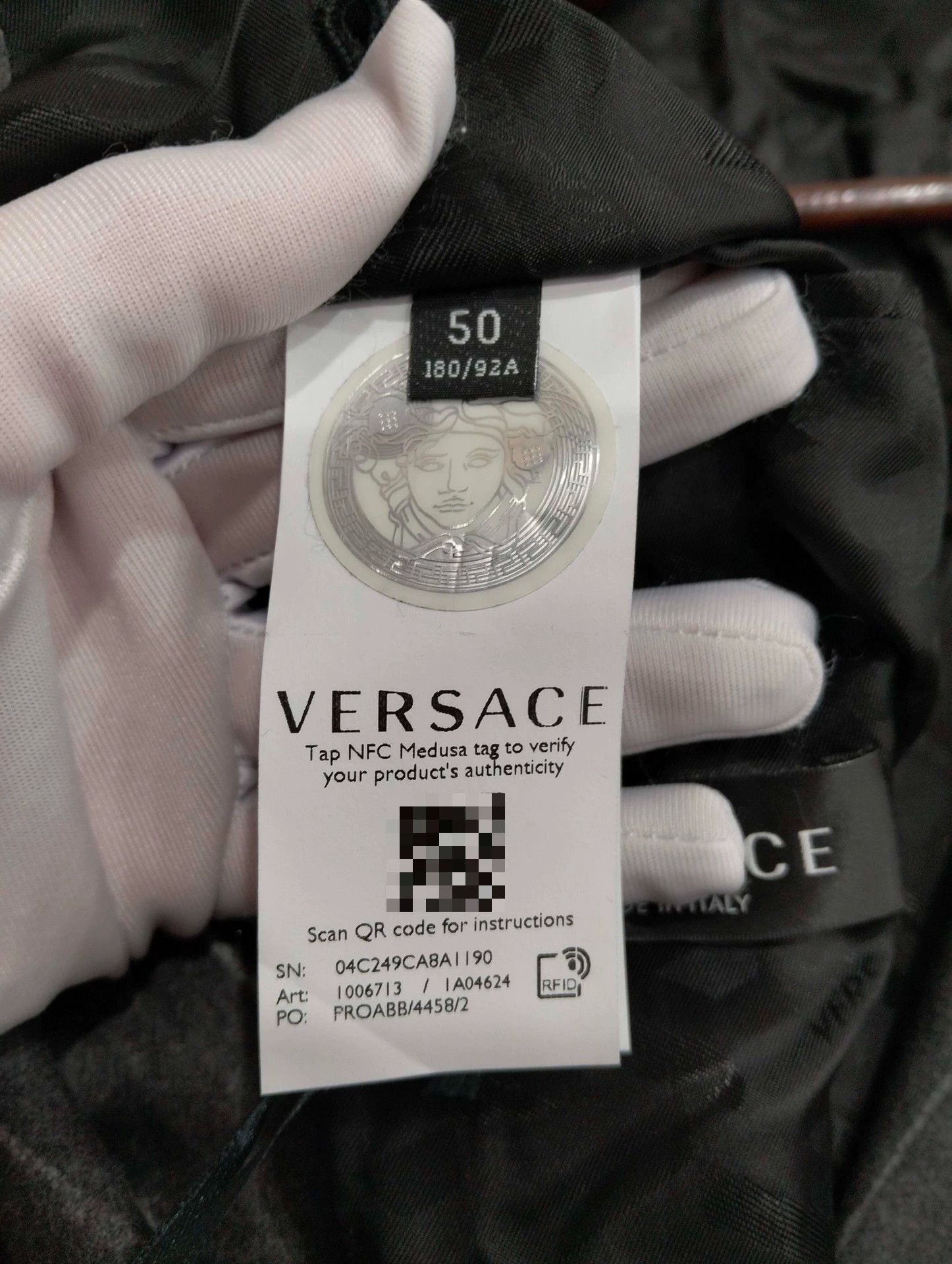 Versace VERSACE Striped Long Sleeve Blazer 50 Size 50R - 5 Thumbnail