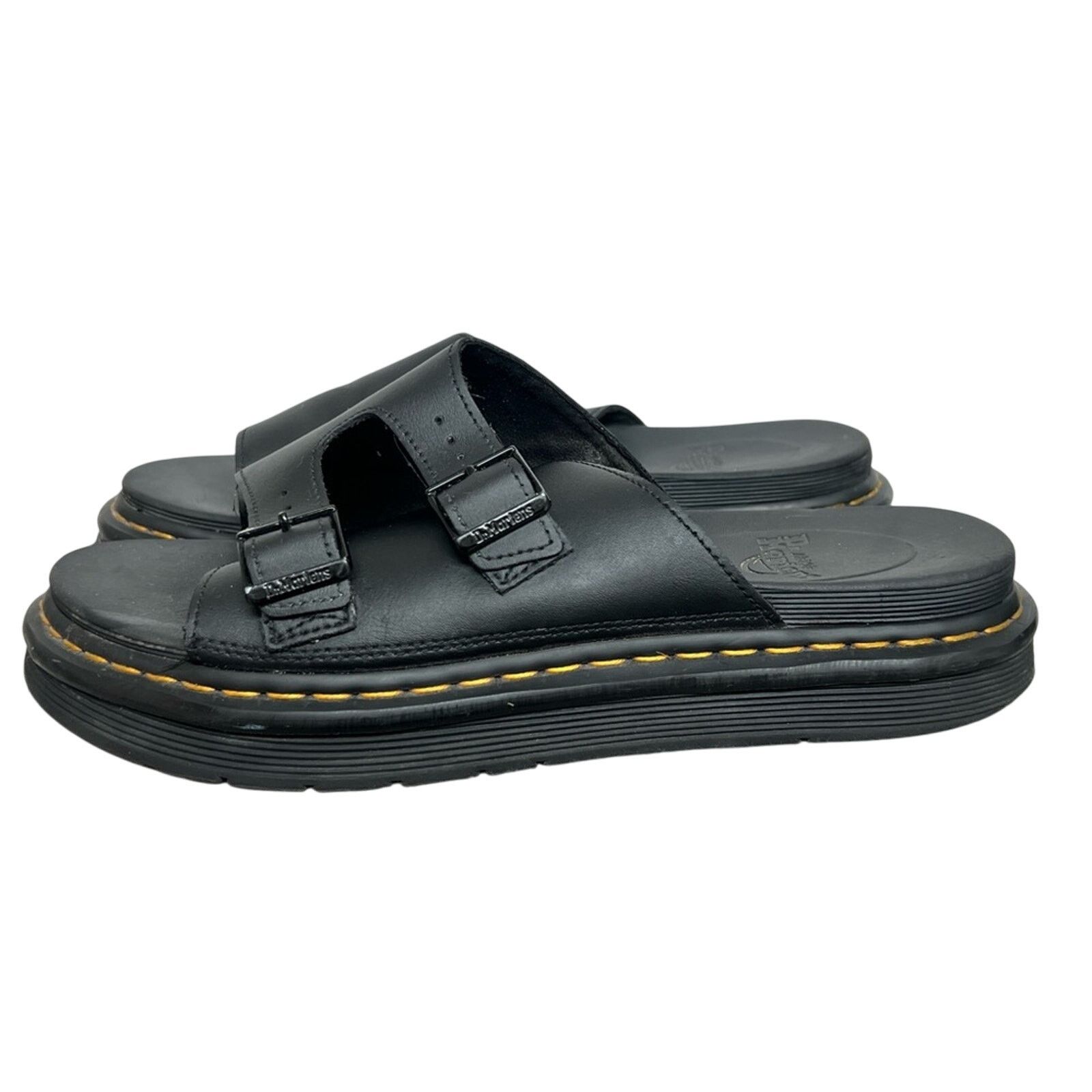 Dr. Martens Dr. Martens Dax Slide Buckle Sandals Black Mens Size 13 Size US 13 / EU 46 - 1 Thumbnail