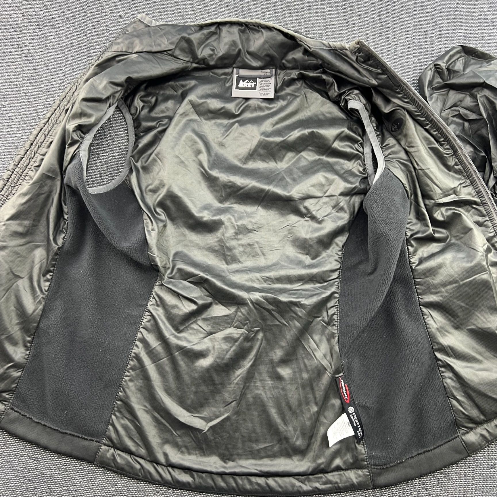 Vintage REI Vest Womens XS Gray Primaloft Packable Lightweight Pertex Quantum Gilet Jacket Size XS / US 0-2 / IT 36-38 - 4 Thumbnail