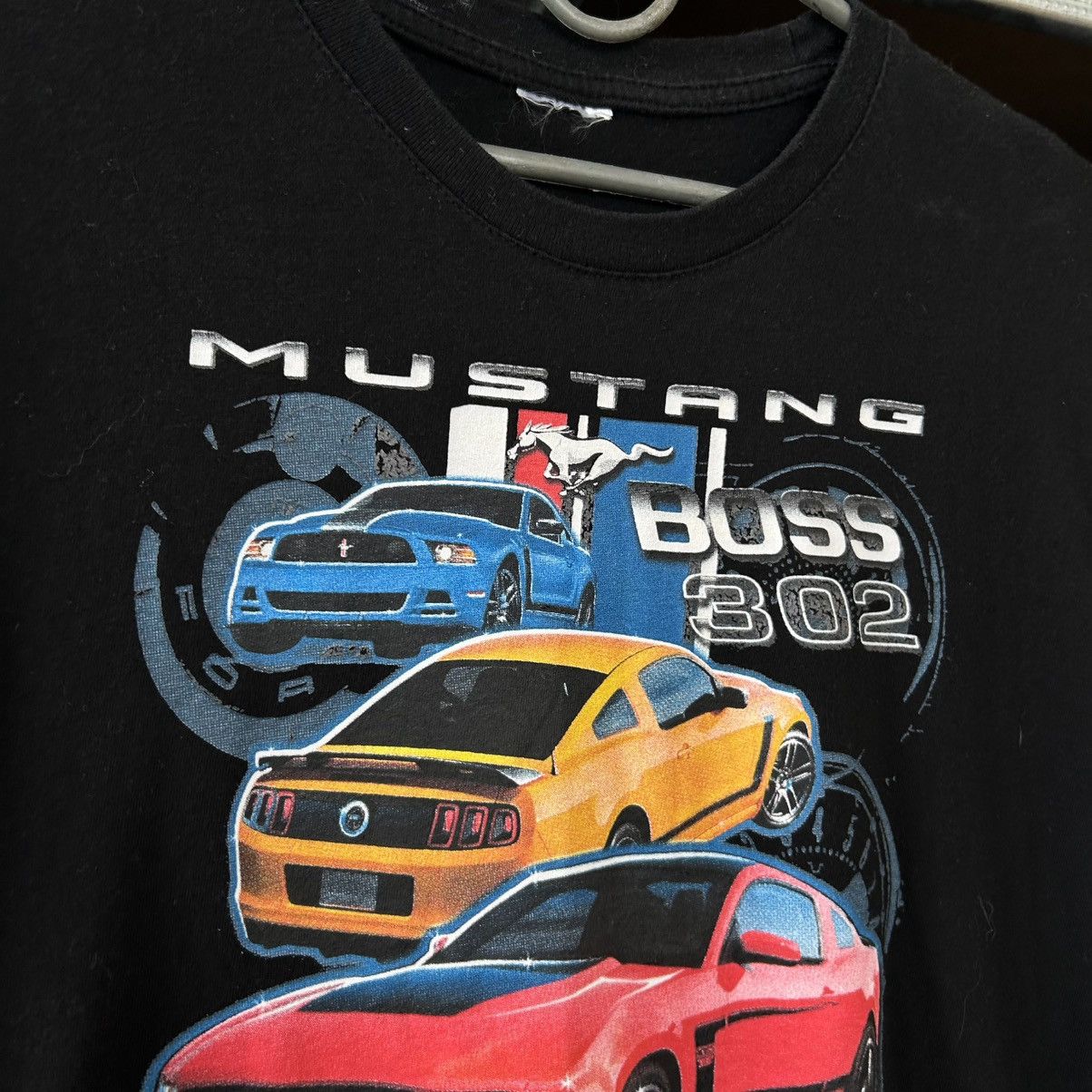 Mustang Vintage Ford Mustang Big Logo Racing 2000’s tee size M Size US M / EU 48-50 / 2 - 3 Thumbnail