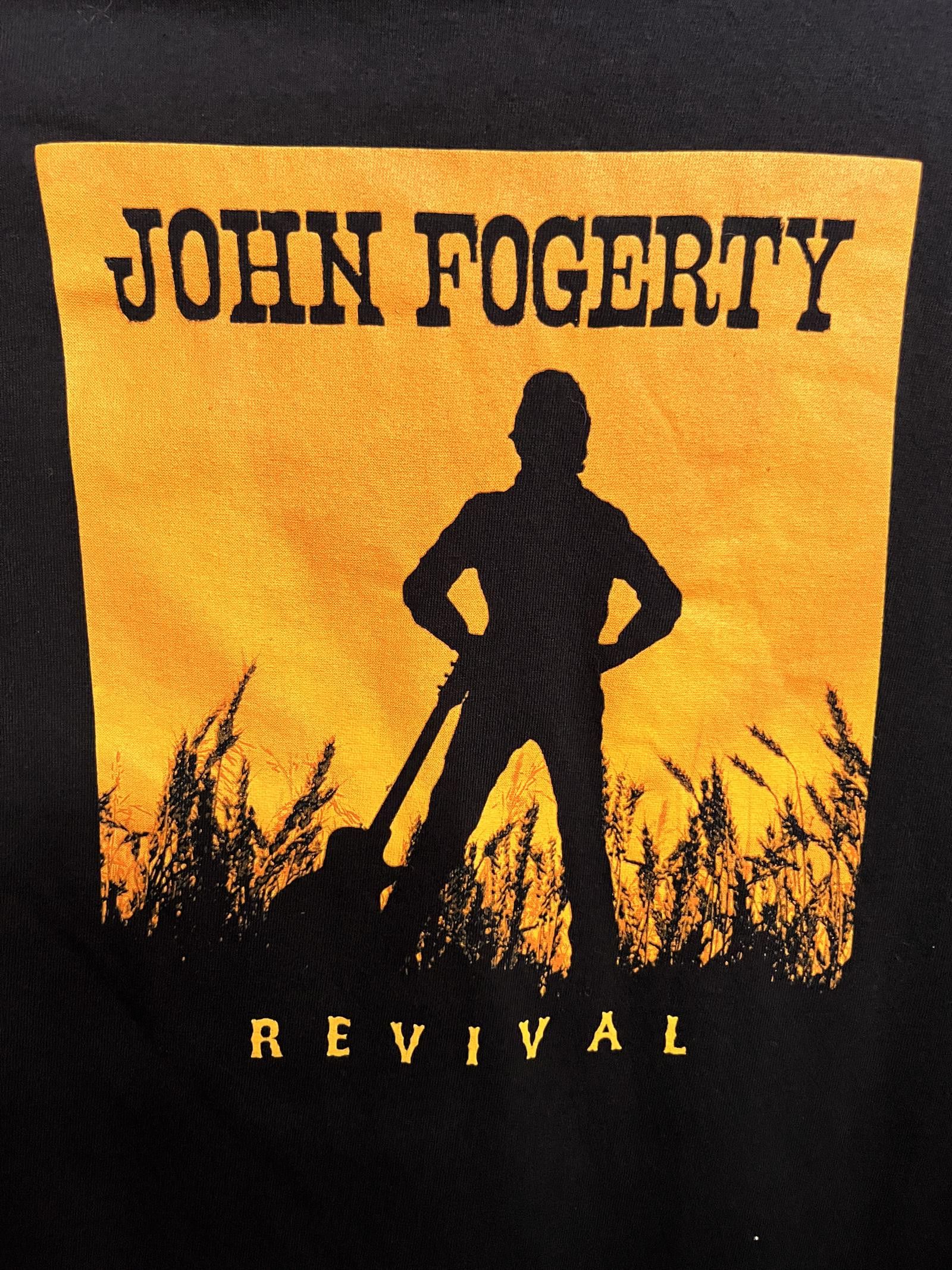 Fruit Of The Loom John Fogerty Revival Tour t-shirt 2007 - CCR Band Tee- M Size US M / EU 48-50 / 2 - 4 Thumbnail