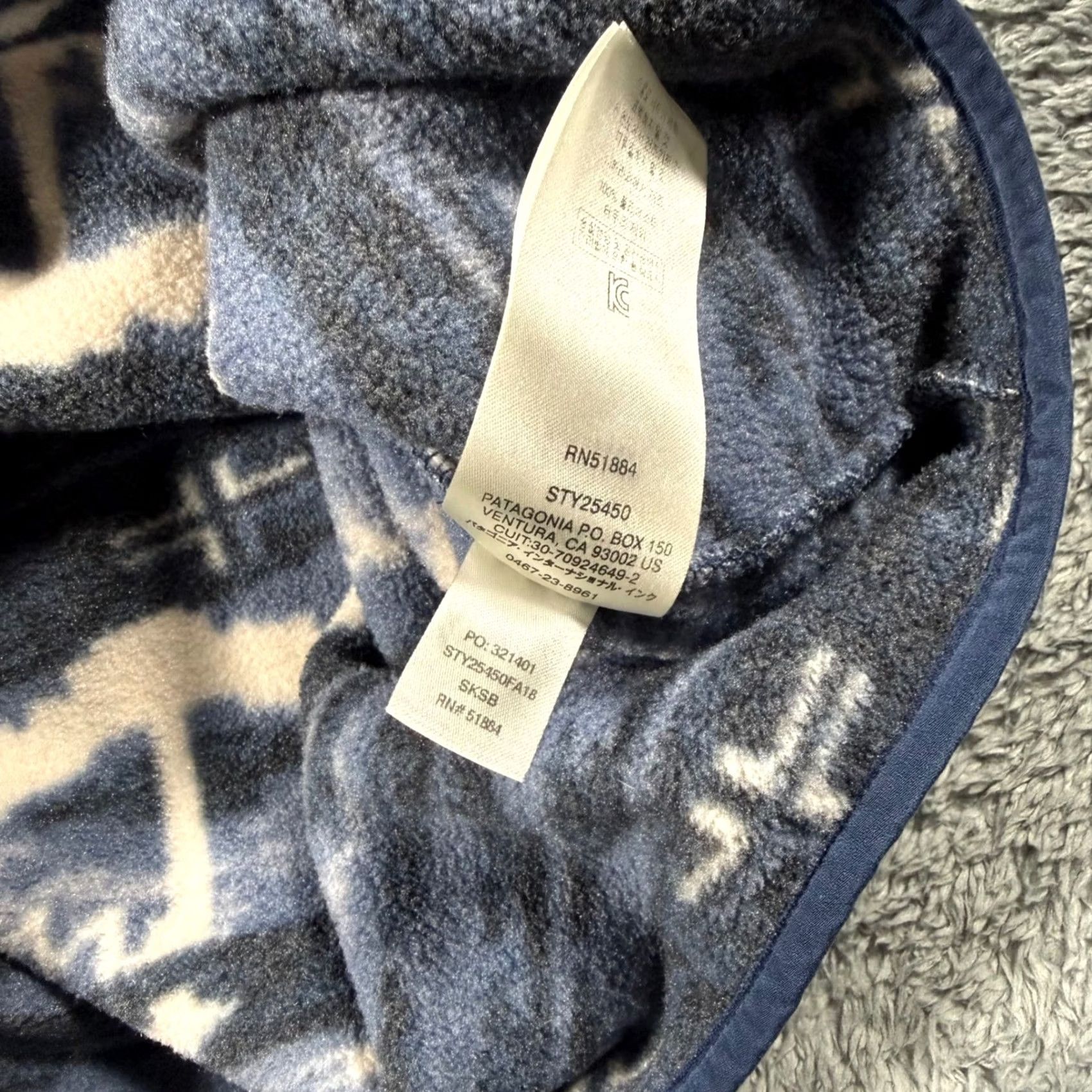 Patagonia Patagonia Synchilla Snap-T Fleece Pullover Sweater Adult S Blue Retro Tribal Geometric Aztec Size US S / EU 44-46 / 1 - 5 Thumbnail