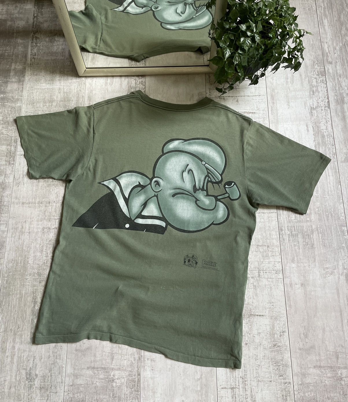 Cartoon Network Vintage Popeye The Sailor 1994 T-Shirt Big Logo RARE Size US XL / EU 56 / 4 - 1 Thumbnail