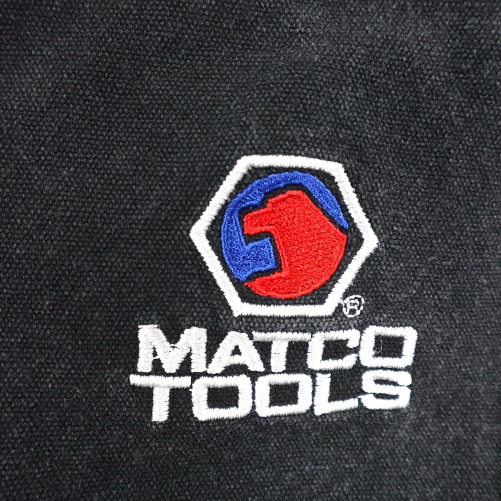 Vintage Matco Tools Jacket Mens XL Black Canvas Fleece Lined Bomber Utility Work Coat Size US XL / EU 56 / 4 - 4 Thumbnail
