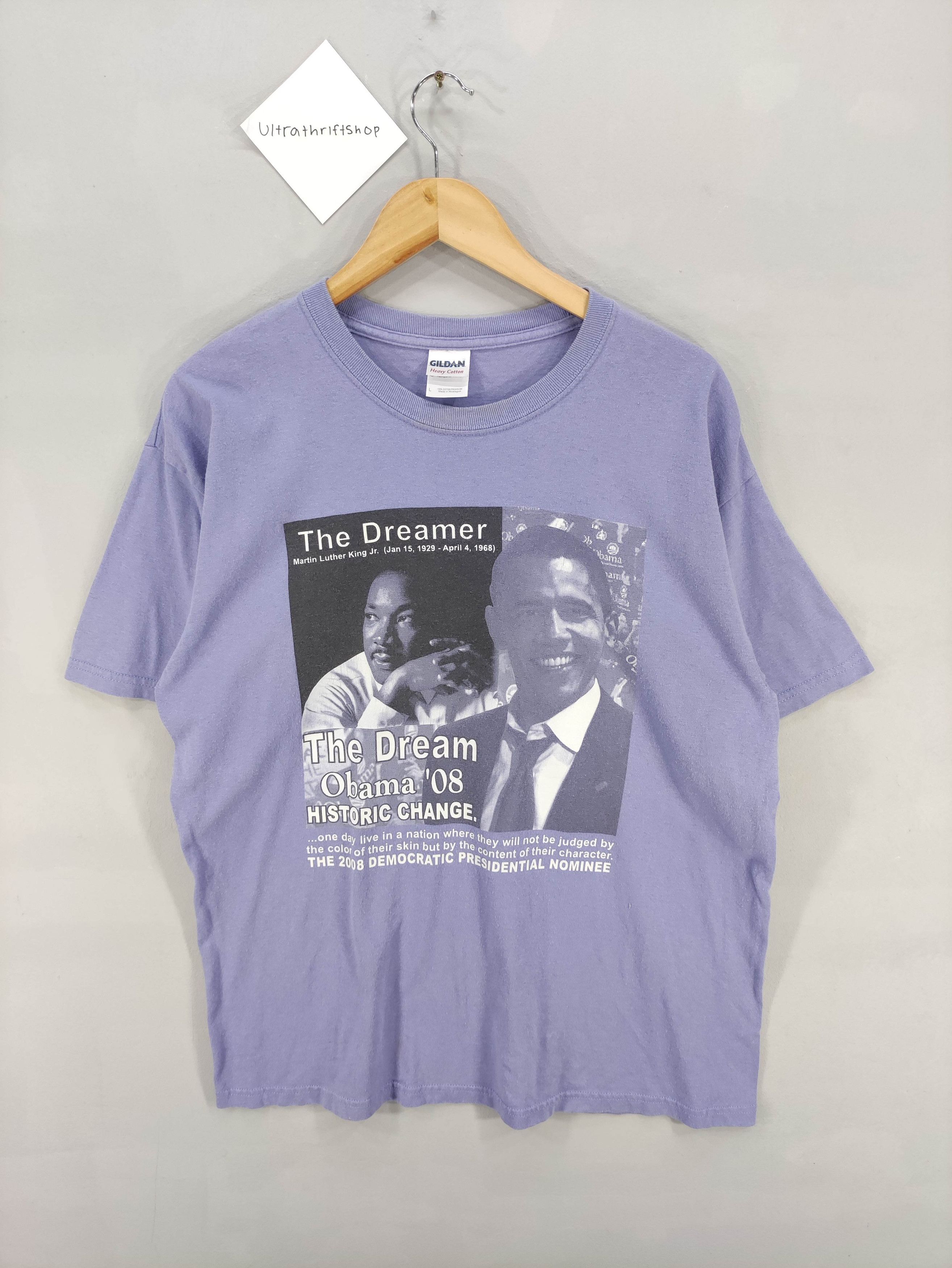 Vintage Vintage Barack Obama Political Tee Tshirt Size US M / EU 48-50 / 2 - 1 Thumbnail