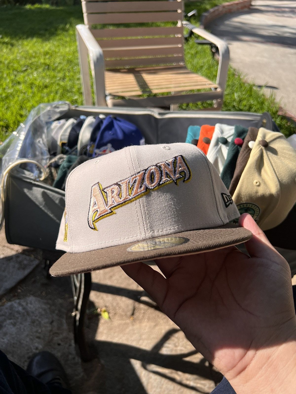 New Era Arizona Diamondbacks Script 7 5/8 Size ONE SIZE - 1 Thumbnail