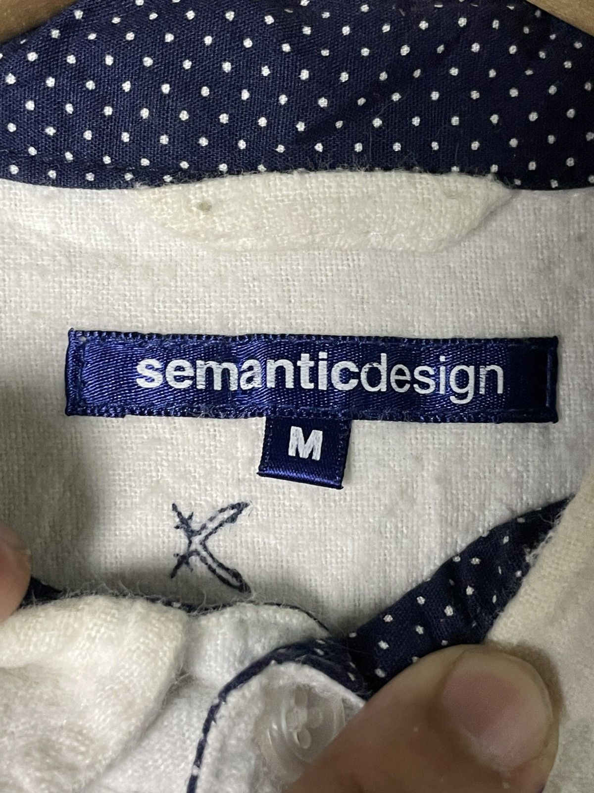 Vintage × semanticdesign Semantic Design Button Ups Shirt (51) Size US M / EU 48-50 / 2 - 7 Thumbnail