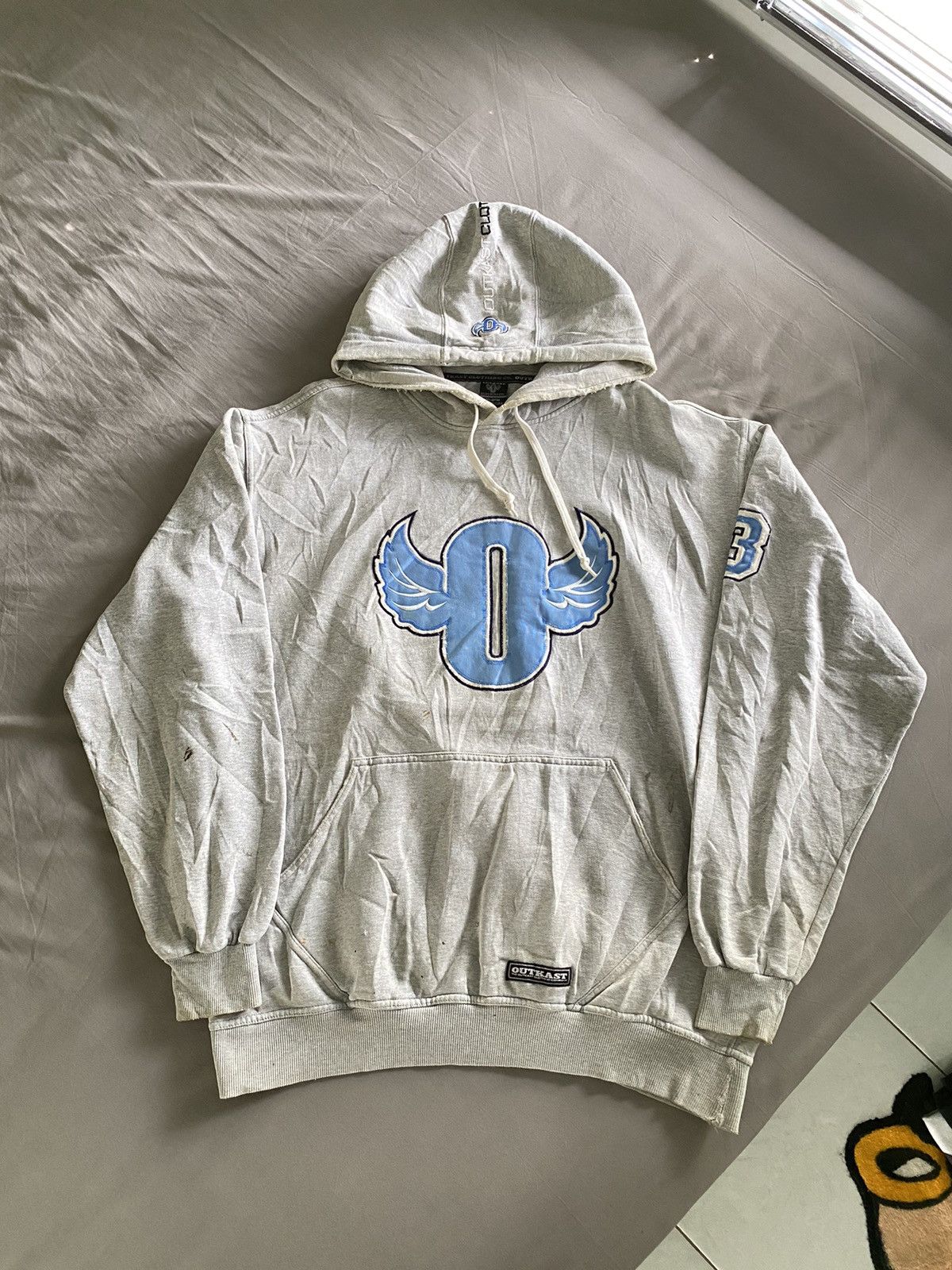 Outkast × Rap Tees × Vintage Vintage Outkast Clothing Distressed Hoodie Size US XL / EU 56 / 4 - 1 Thumbnail
