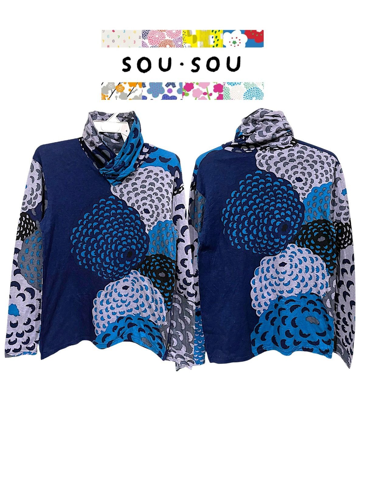 Art Comes First × Japanese Brand × SOU SOU Sou Sou Pop Textile Designed Hand Printed Shirts Size US S / EU 44-46 / 1 - 1 Thumbnail