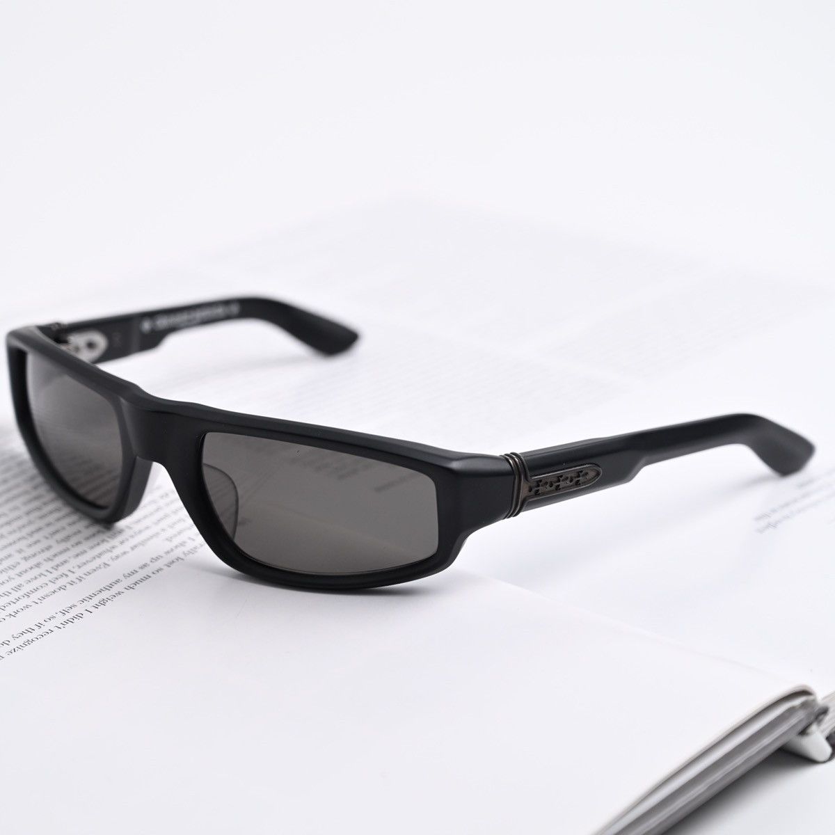 Chrome Hearts CHROME HEARTS T.HUTCH MATTE BLACK SUNGLASSES Size ONE SIZE - 2 Thumbnail