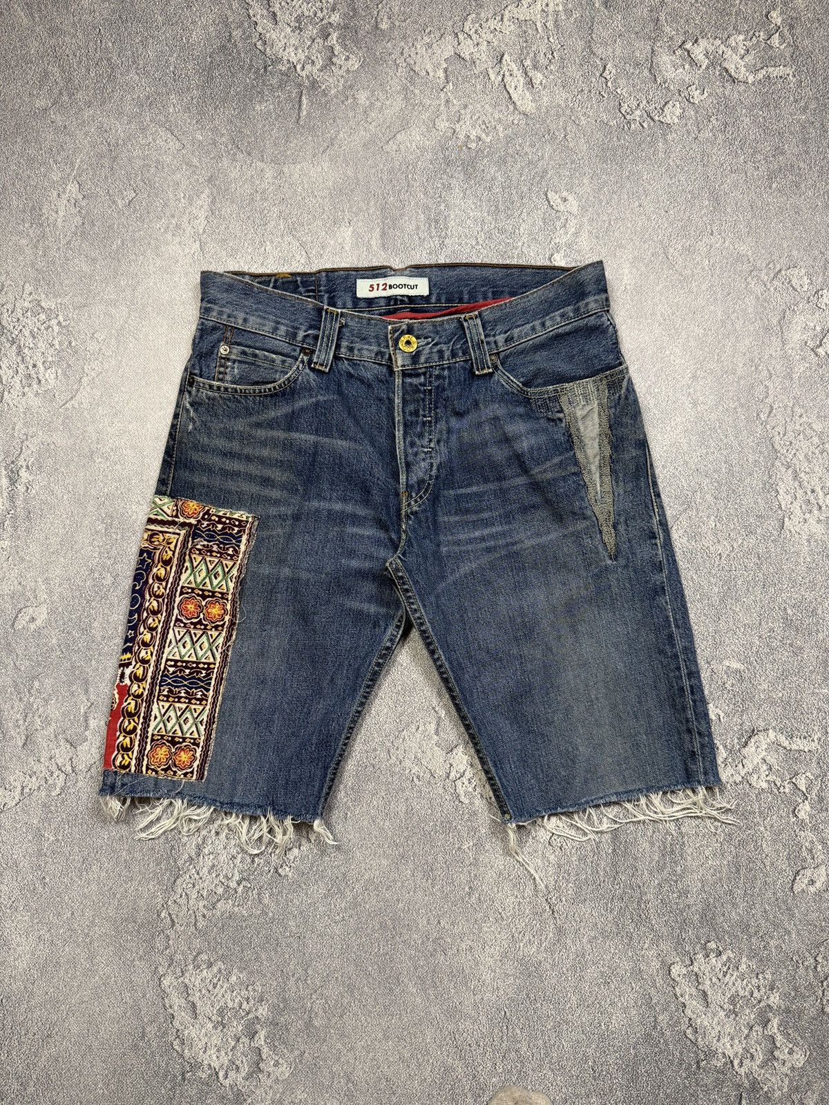 Levi's Levi’s 512 Denim Bootcut Custom Jeans Denim Shorts Size US 34 / EU 50 - 1 Thumbnail