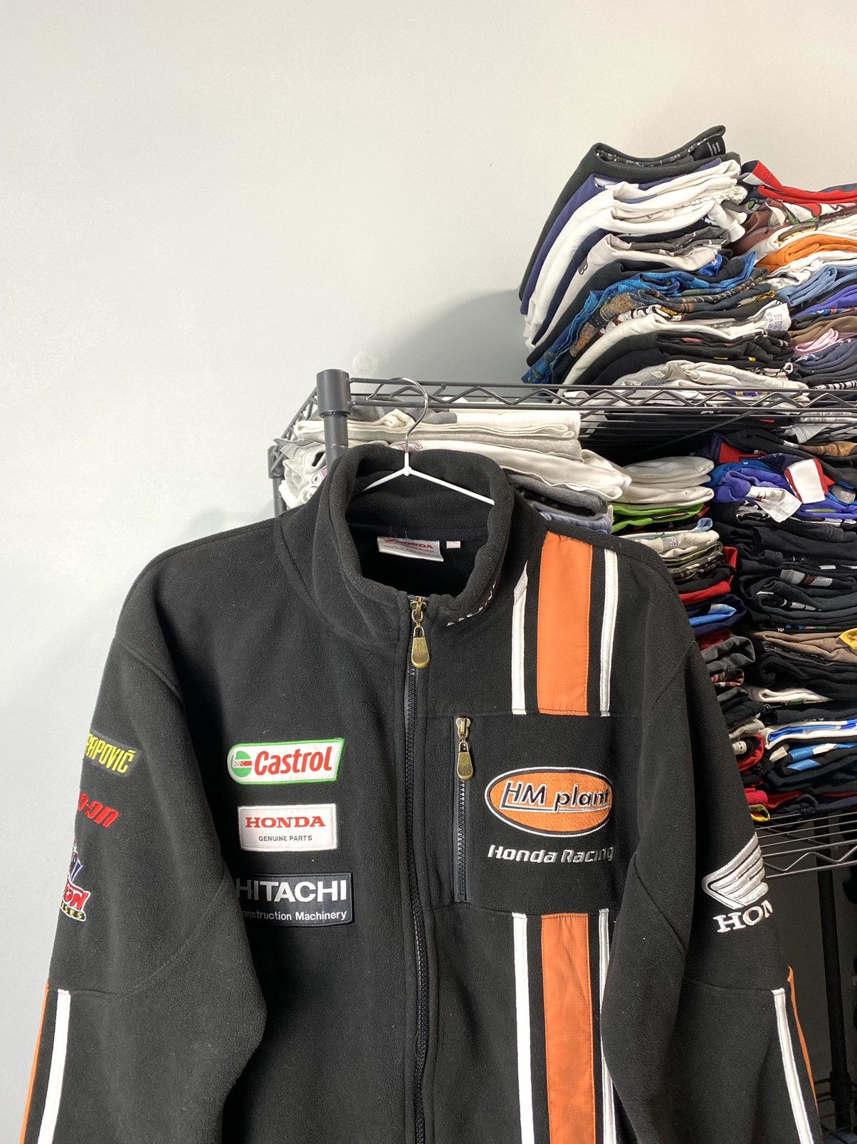 Japanese Brand Vintage Honda Racing Fleece Sweatshirt Castrol Size US S / EU 44-46 / 1 - 3 Thumbnail