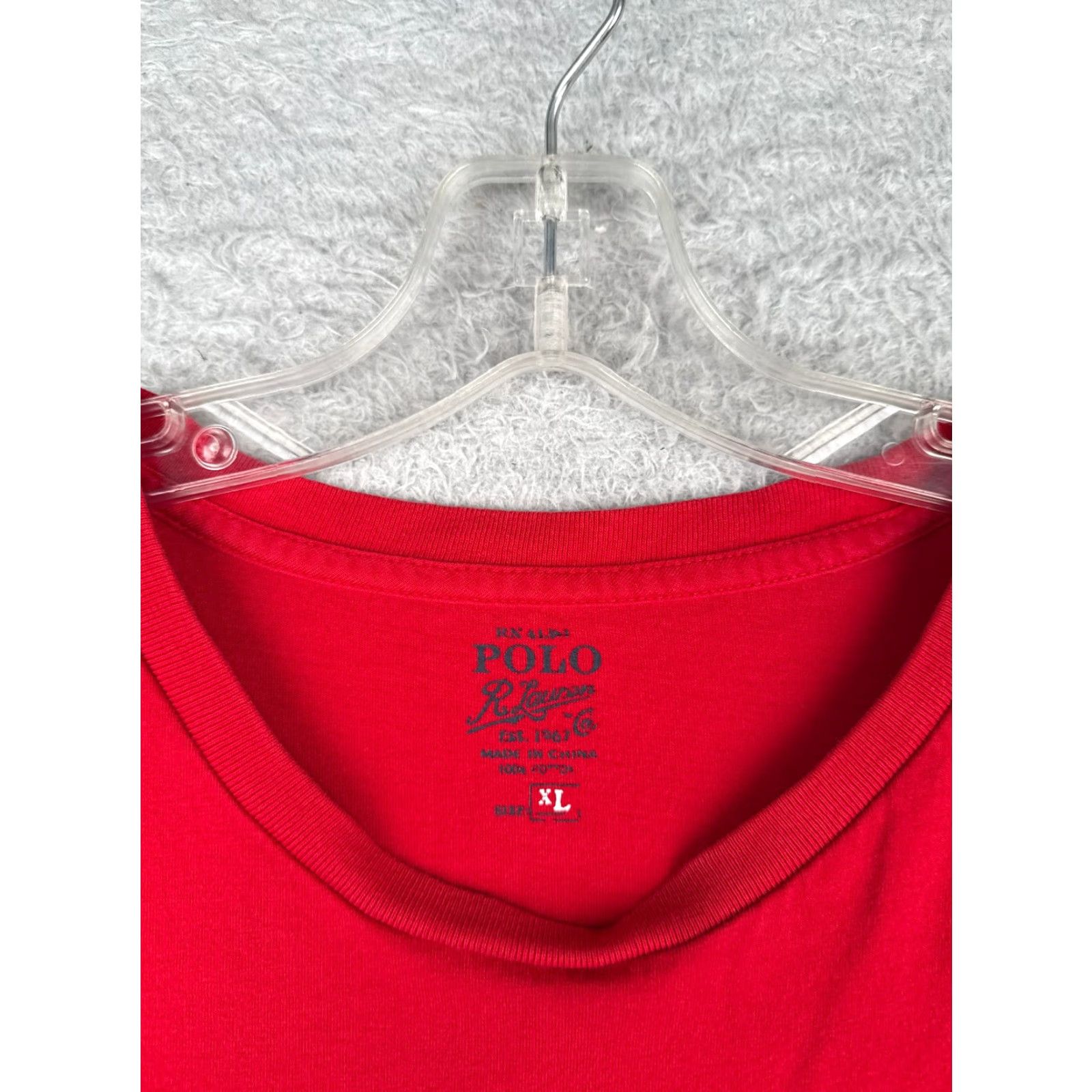 Ralph Lauren Polo Ralph Lauren Shirt Men XL Red Crew Neck Short Sleeve 100% Cotton Polo Ralph Lauren Shirt Men XL Red Crew Neck Short Sleeve 100% Cotton Size US XL / EU 56 / 4 - 7 Thumbnail