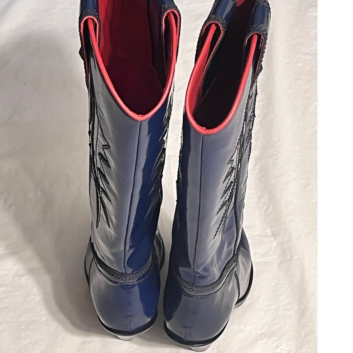Diesel Diesel Women Twilight/Midnight Blue Western Boots With Box Size US 6 / IT 36 - 5 Thumbnail