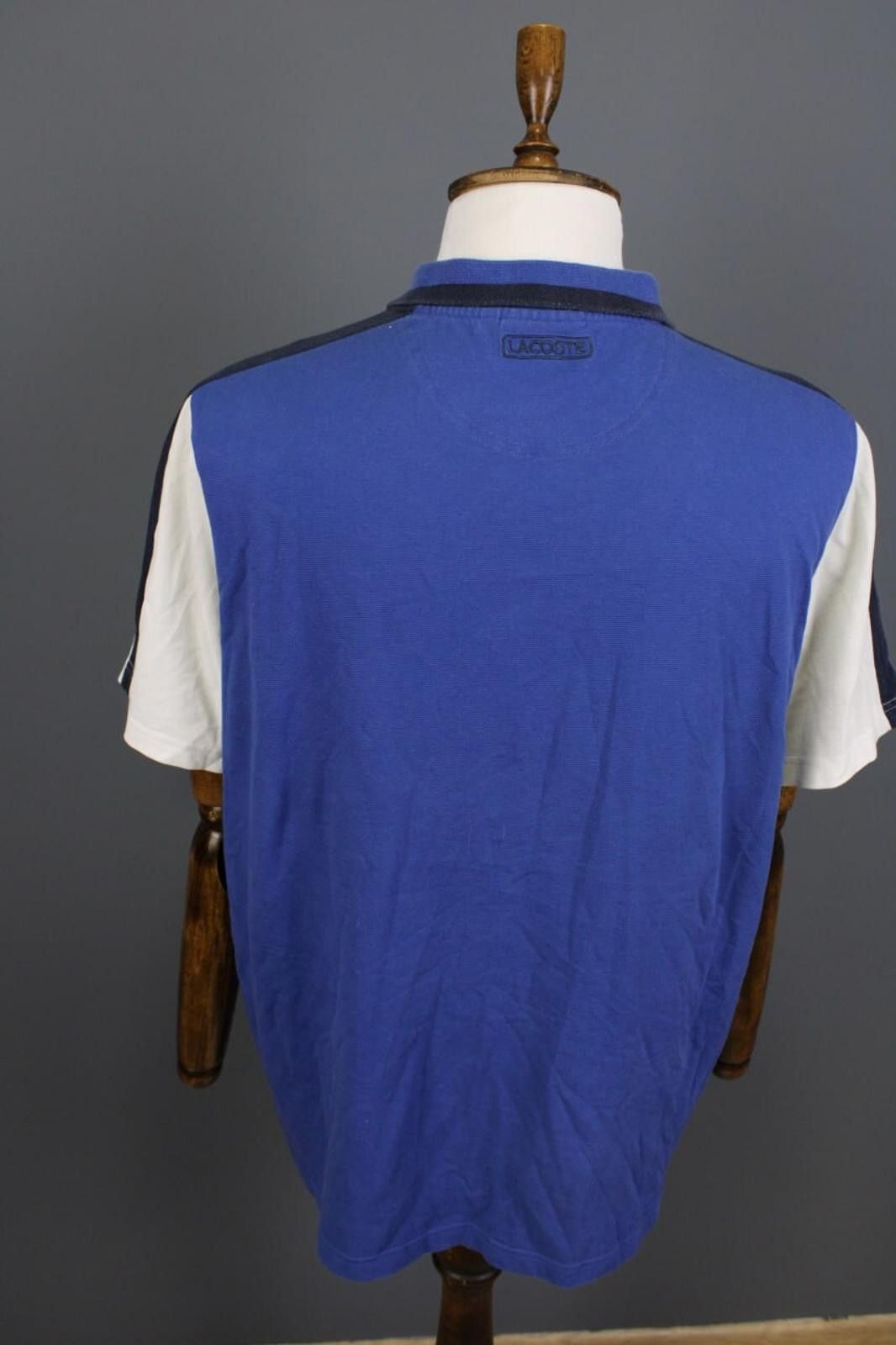 Lacoste Lacoste Andy Roddick Blue Colorblock Polo Shirt Size 8 / 3XL Size US XXL / EU 58 / 5 - 12 Thumbnail