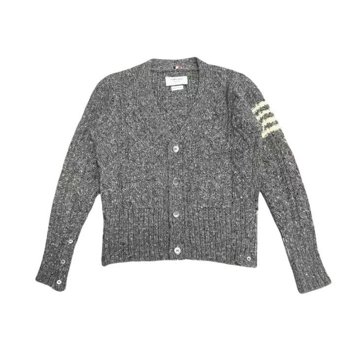 Thom Browne Thom Browne Classic Striped Wool Cardigan Size US M / EU 48-50 / 2 - 1 Thumbnail