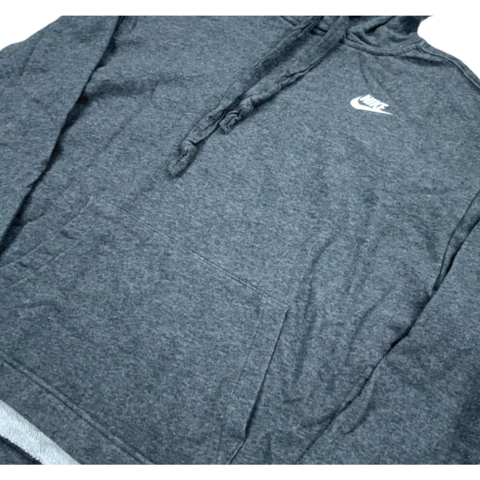 Nike Nike Hoodie Women XS Gray White Sweatshirt Mini Swoosh Oversized Basic Hoodie Women XS Gray White Nike Shirt Size XS / US 0-2 / IT 36-38 - 2 Thumbnail