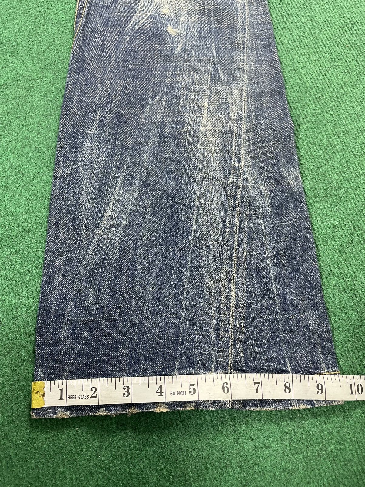 Japanese Brand Japanese Lolita Distressed Flair Cut Jeans Size US 34 / EU 50 - 13 Thumbnail