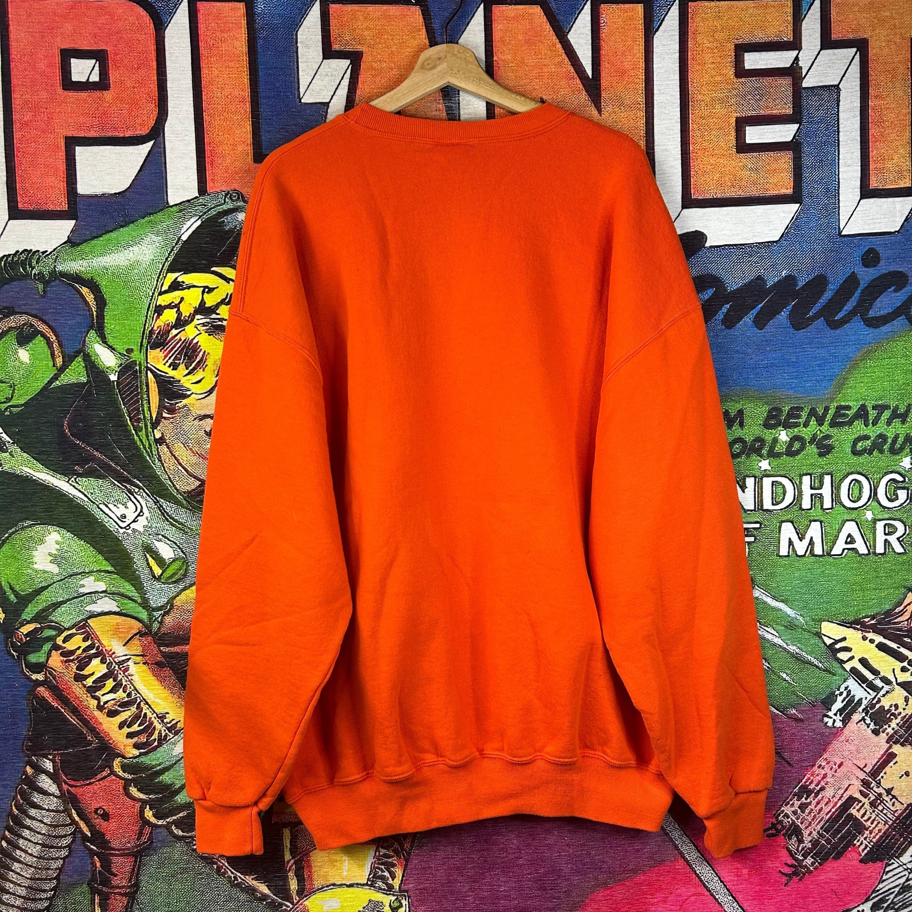 Russell Athletic Y2K Russell Athletic Orange Sweatshirt Size 2XL Size US XXL / EU 58 / 5 - 2 Thumbnail