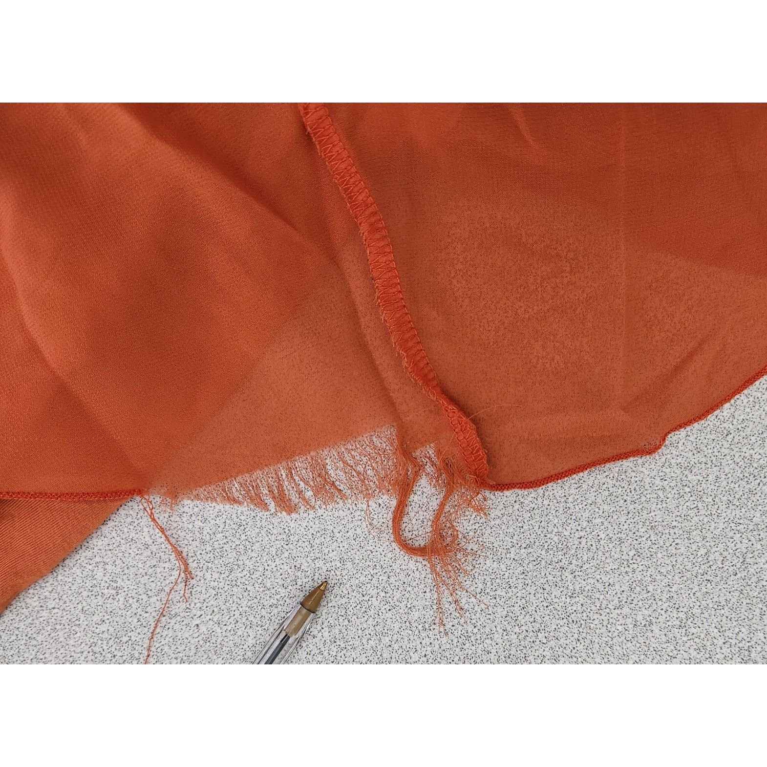 Other Multiples Orange Short Sleeve Sheer Hem Top XL Lightweight Size XL / US 12-14 / IT 48-50 - 4 Thumbnail