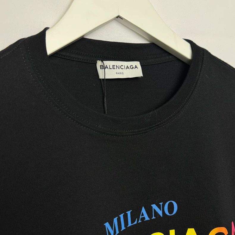 Balenciaga Balenciaga Black cotton short sleeves 2502-Nextarrow Size US S / EU 44-46 / 1 - 3 Thumbnail