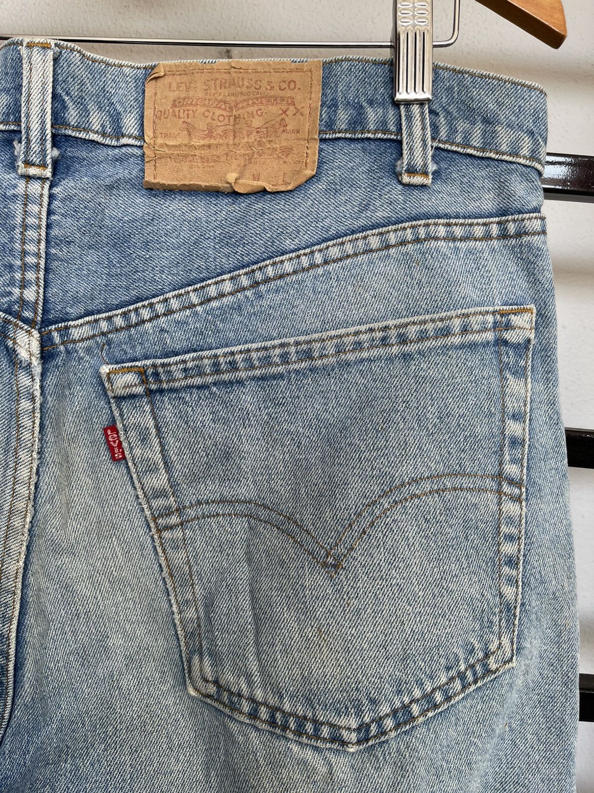 Levi's Vintage 80's Distressed Levis Size US 36 / EU 52 - 6 Thumbnail