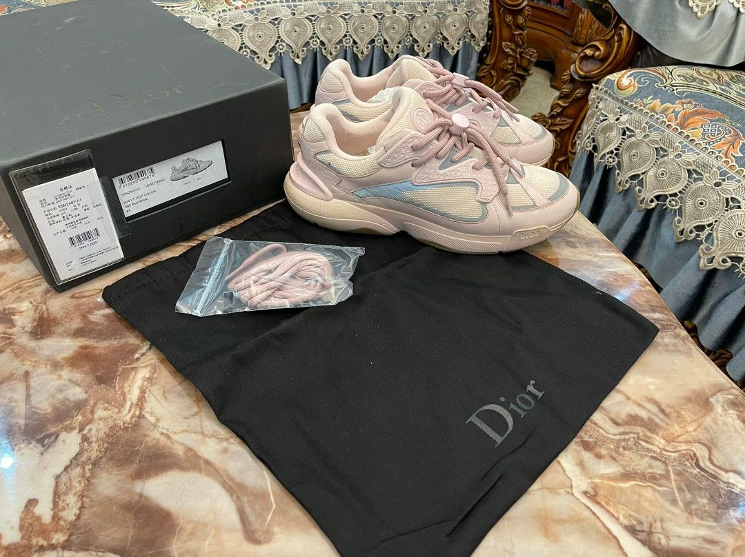 Dior Dior Men's 2025 Pink Sneaker 41 Near New Dior Logo Size US 8 / EU 41 - 1 Thumbnail