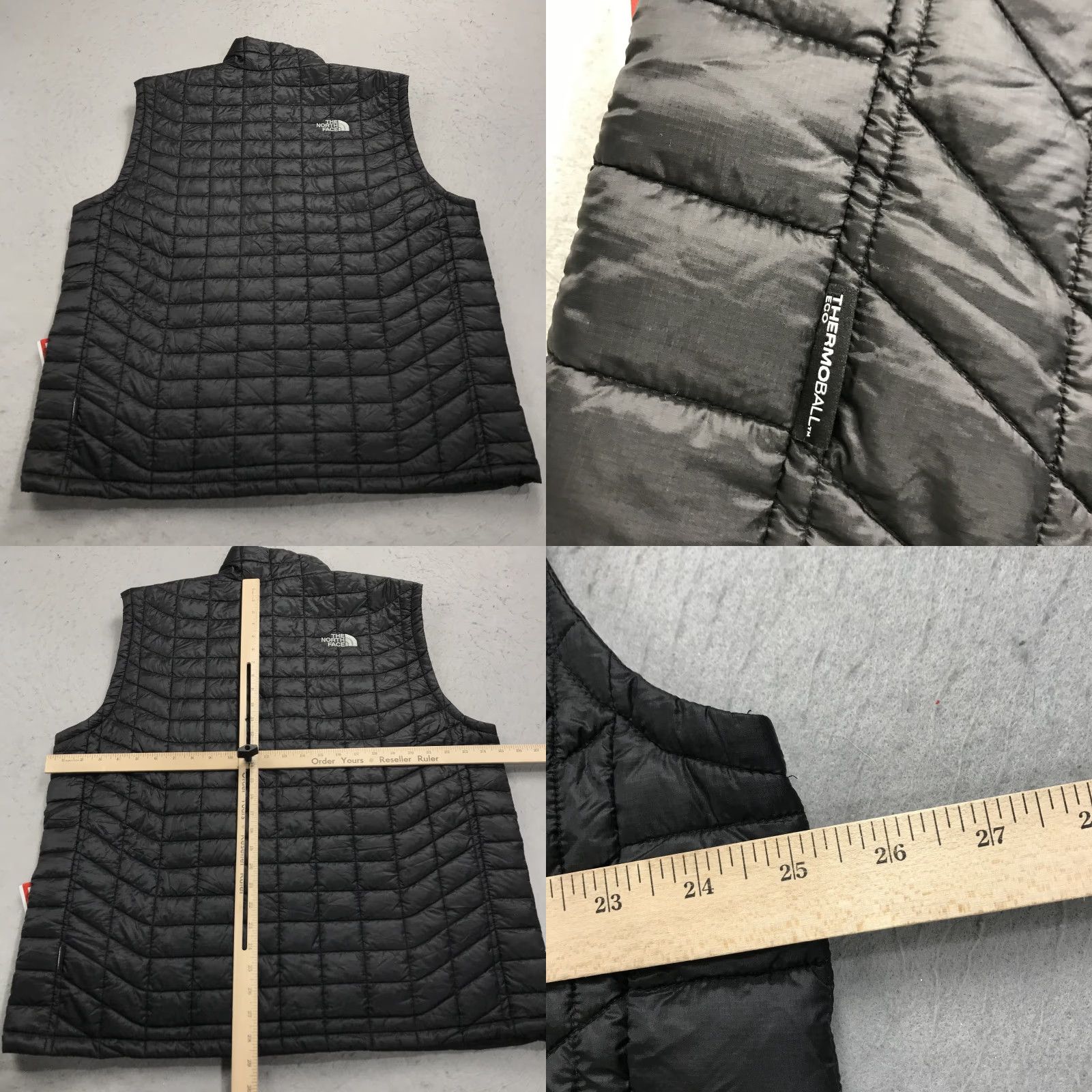 The North Face The North Face Thermoball Vest Mens XL Black Full Zip Puffer Lightweight NWT Size US XL / EU 56 / 4 - 8 Thumbnail