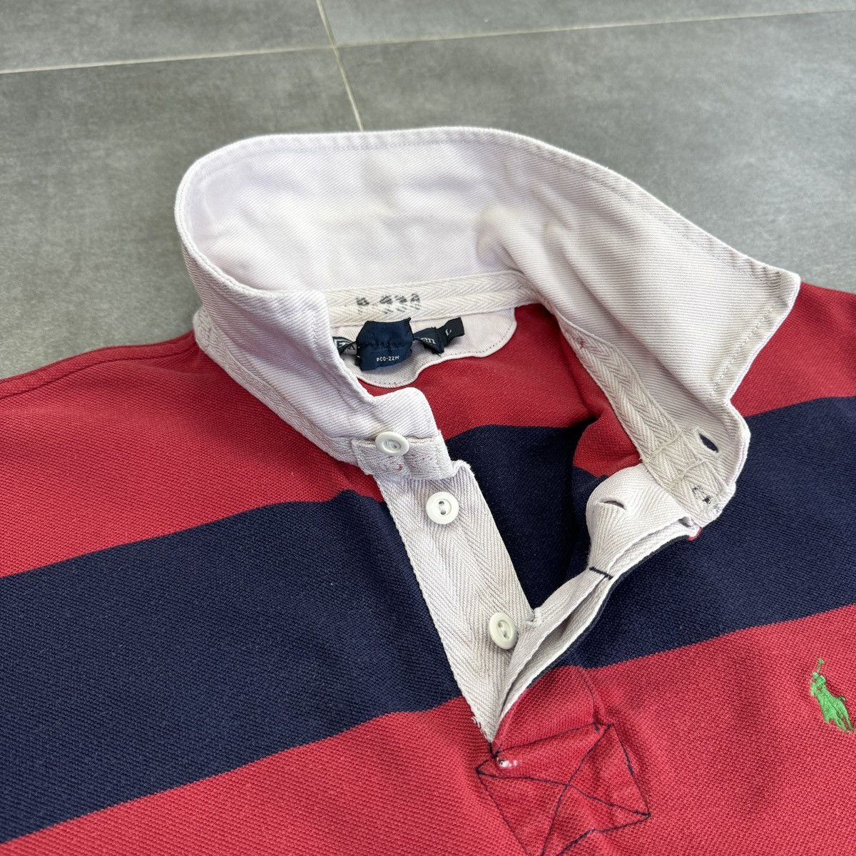 Polo Ralph Lauren Vintage Polo Ralph Lauren Striped Men Polo Shirt Size L Size US L / EU 52-54 / 3 - 12 Thumbnail