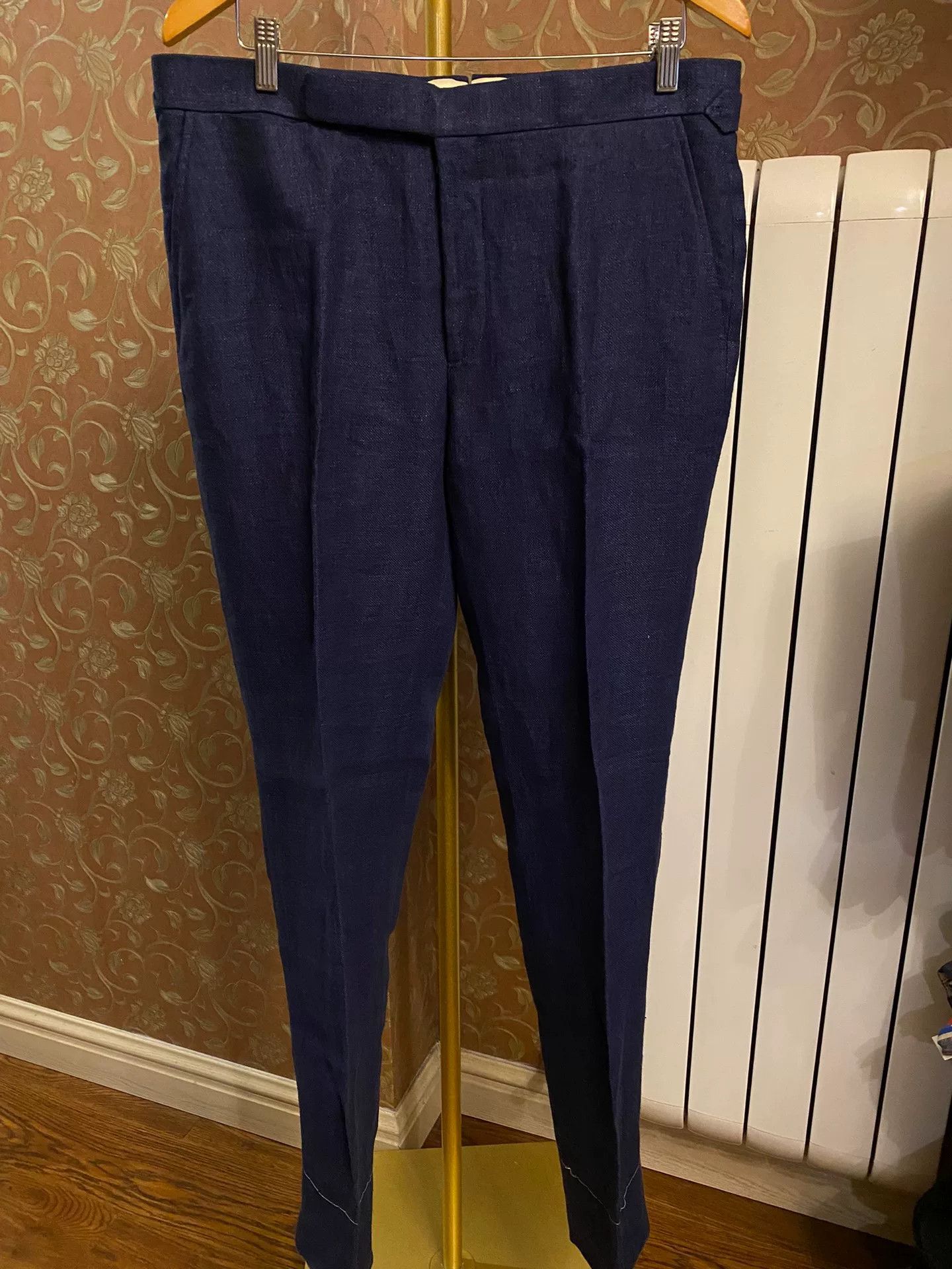Ralph Lauren Purple Label Ralph Lauren Purple Label Italian Linen Pants Size US 34 / EU 50 - 1 Thumbnail
