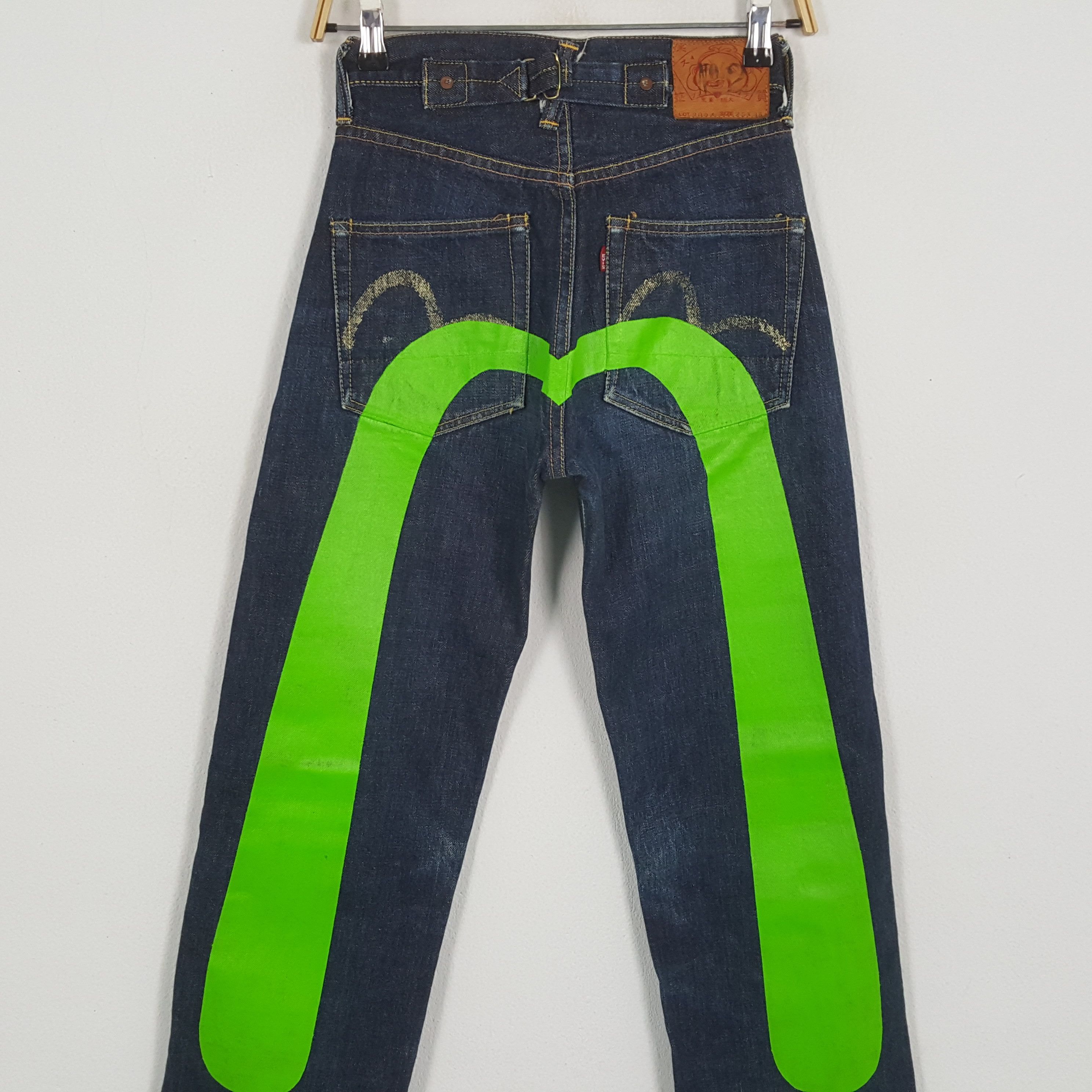 Evisu × Japanese Brand × Vintage Vintage EVIS Japanese Brand Daicock Custom Style Jeans Size 24" / US 00 / IT 34 - 2 Thumbnail
