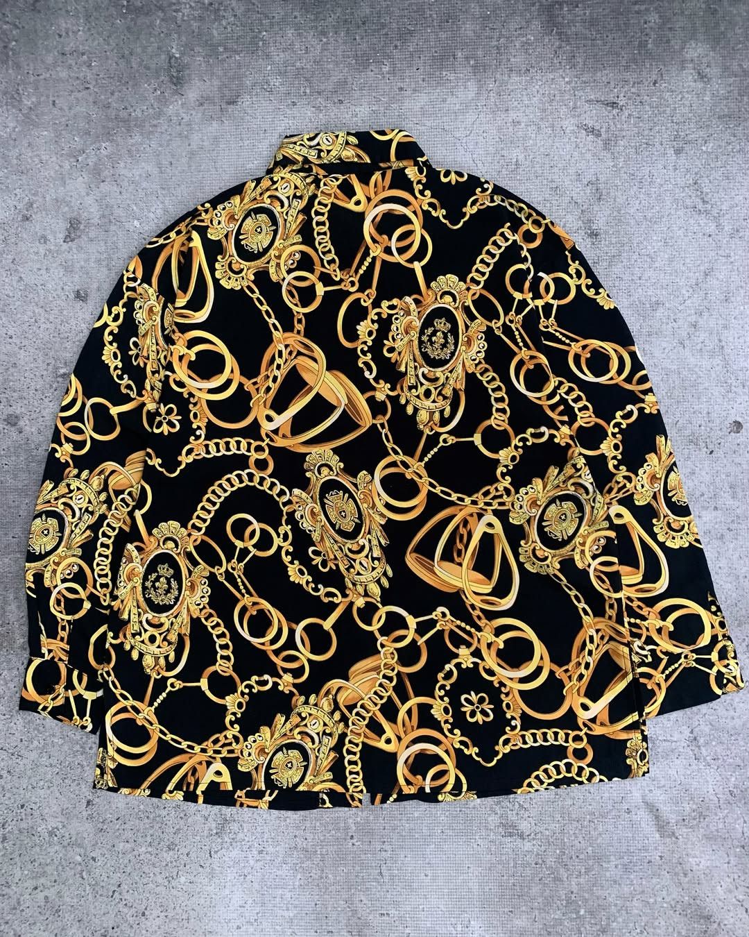 Vintage Vintage Brasserie Pattern Chain Shirt Size US L / EU 52-54 / 3 - 4 Thumbnail