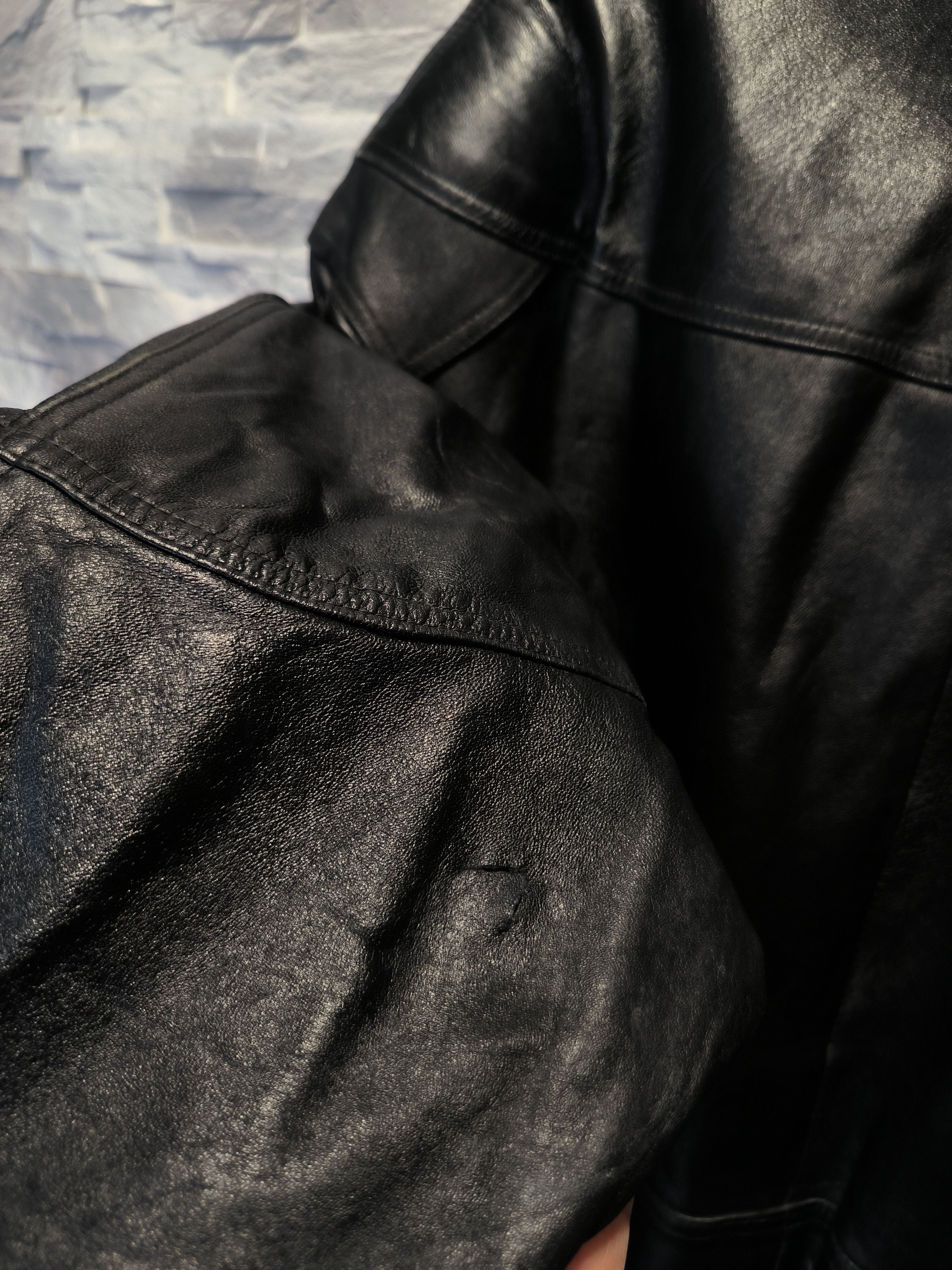 Other Vintage Italy Made Leather Jacket Black Size US L / EU 52-54 / 3 - 7 Thumbnail