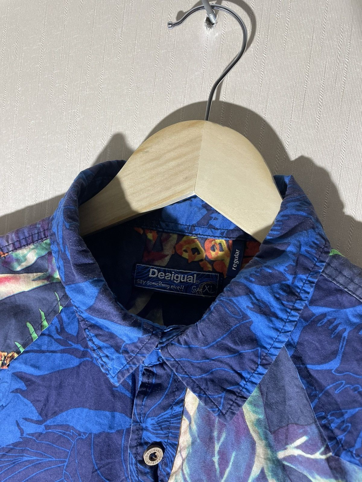 Desigual × Vintage Desigual crazy shirt vintage streetwear Size US XL / EU 56 / 4 - 4 Thumbnail